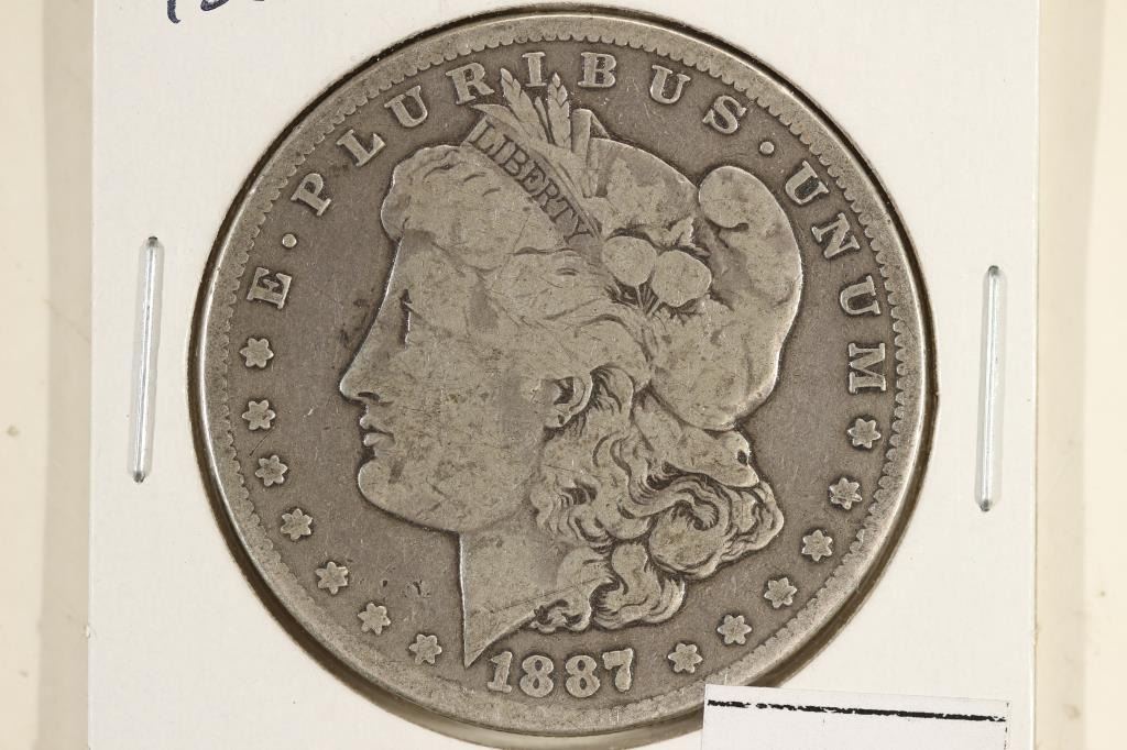 1887-S MORGAN SILVER DOLLAR