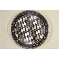 1 TROY OZ .999 FINE SILVER ROUND OPM METALS