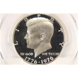 1976-S SILVER KENNEDY HALF DOLLAR PCGS PR69 DCAM