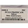 Image 3 : 2008-S SILVER KENNEDY HALF DOLLAR PCGS PR69