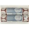 Image 1 : 2 ROLLS OF 2005-P & D WESTWARD JOURNEY BISON