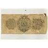 Image 2 : 1862 BANK OF LOUISIANA $20 OBSOLETE BANK NOTE