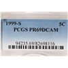 Image 3 : 1999-S JEFFERSON NICKEL PCGS PR69 DCAM