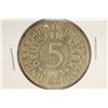 Image 1 : 1973-J GERMAN SILVER 5 MARKS .2250 OZ. ASW