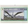 Image 2 : 2001 ANTARCTICA $5-ALBATROSS CRISP UNC