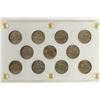 Image 2 : US WAR TIME SILVER NICKEL SET 11-35% SILVER