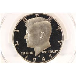 1987-S KENNEDY HALF DOLLAR PCGS PR69 DCAM