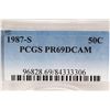 Image 3 : 1987-S KENNEDY HALF DOLLAR PCGS PR69 DCAM