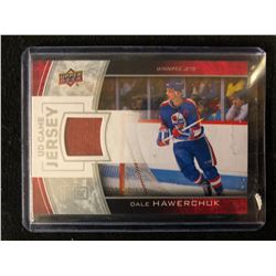 2013-14 UD Series 1 Game Worn Jersey Dale Hawerchuk - Winnipeg Jets