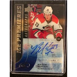 2015-16 Brock Mcginn Ice Premiers Auto Rookie