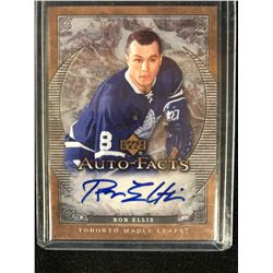 2007-08 Artifacts Autofacts #AFRE Ron Ellis