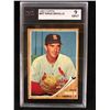 Image 1 : 1962 TOPPS #507 ERNIE BROGLIO (9 MINT) KSA GRADED