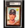 Image 1 : 1962 TOPPS #299 DON WERT ROOKIE CARD (9 MINT) KSA GRADED