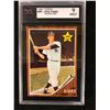 Image 1 : 1962 TOPPS #281 JAKE GIBBS ROOKIE CARD (9 MINT) KSA GRADED