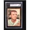 Image 1 : 1962 TOPPS #493 DANNY MCDEVITT (9 MINT) KSA GRADED