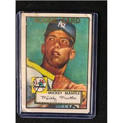 1952 TOPPS MICKEY MANTLE REPRINT ROOKIE CARD