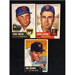 1953 TOPPS BASEBALL CARD LOT