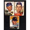 Image 1 : 1953 TOPPS BASEBALL CARD LOT
