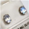 Image 2 : STERLING SILVER MOONSTONE EARRINGS