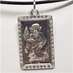 STERLING SILVER MONKEY NECKLACE