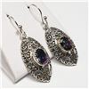 Image 2 : STERLING SILVER MYSTIC TOPAZ EARRINGS