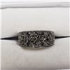 Image 2 : STERLING SILVER MARCASITE RING SIZE 8