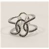 Image 2 : STERLING SILVER CUBIC ZIRCONIA RING SIZE 6.75