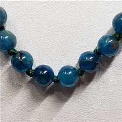 STERLING SILVER AMAZONITE NECKLACE