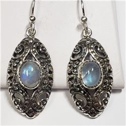 STERLING SILVER MOONSTONE EARRINGS