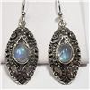 Image 1 : STERLING SILVER MOONSTONE EARRINGS