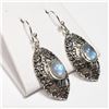 Image 2 : STERLING SILVER MOONSTONE EARRINGS