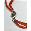 Image 4 : SILVER CARNELIAN FRESHWATER PEARL NECKLACE