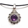 Image 2 : STERLING SILVER AMETHYST NECKLACE