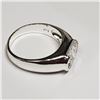Image 3 : STERLING SILVER CUBIC ZIRCONIA RING SIZE 8