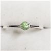 Image 1 : STERLING SILVER PERIDOT RING SIZE 6.75
