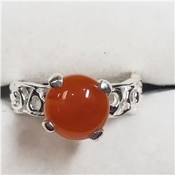 STERLING SILVER CARNILEAN RING SIZE 7.75