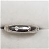 Image 1 : STERLING SILVER CUBIC ZIRCONIA RING SIZE 7