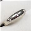 Image 2 : STERLING SILVER CUBIC ZIRCONIA RING SIZE 7
