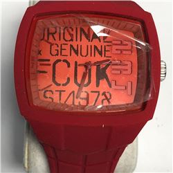 32) FRENCH CONNECTION RED WATCH