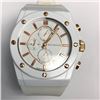 Image 1 : 34) ROCAWEAR WHITE CHRONOGRAPH MENS WATCH