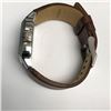 Image 3 : 37) DIESEL  BROWN LEATHER MENS WATCH
