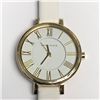 Image 1 : 40) ANNE KLEIN WHITE LEATHER WOMENS WATCH