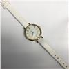 Image 3 : 40) ANNE KLEIN WHITE LEATHER WOMENS WATCH