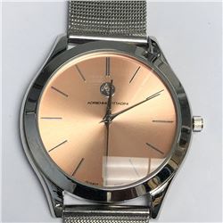 48) ADRIENNE VITTADINI SILVER WOMENS QUARTZ WATCH