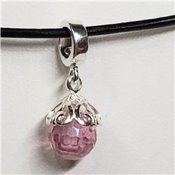 91) STERLING SILVER CHARM NECKLACE