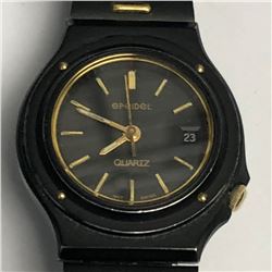 16) SPEIDEL BLACK QUARTZ WATCH