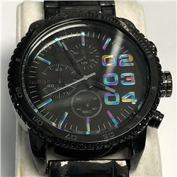 22) DIESEL BLACK MENS WATCH