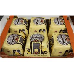 LOT OF 6 TRE MARIE DARK CHOCOLATE COATED PASTRIES