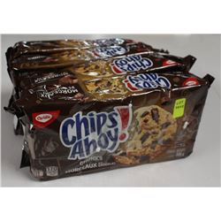 4 PACKS OF CHIPS AHOY! CHUCKS COOKIES