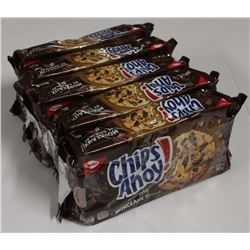 5 PACKS OF CHIPS AHOY! CHUCKS COOKIES